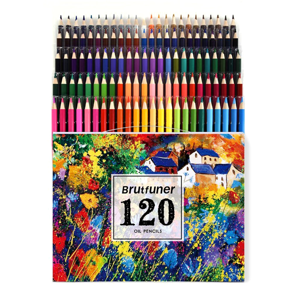  Roleness Colored Pencils, 120 Colors, Oil-based
