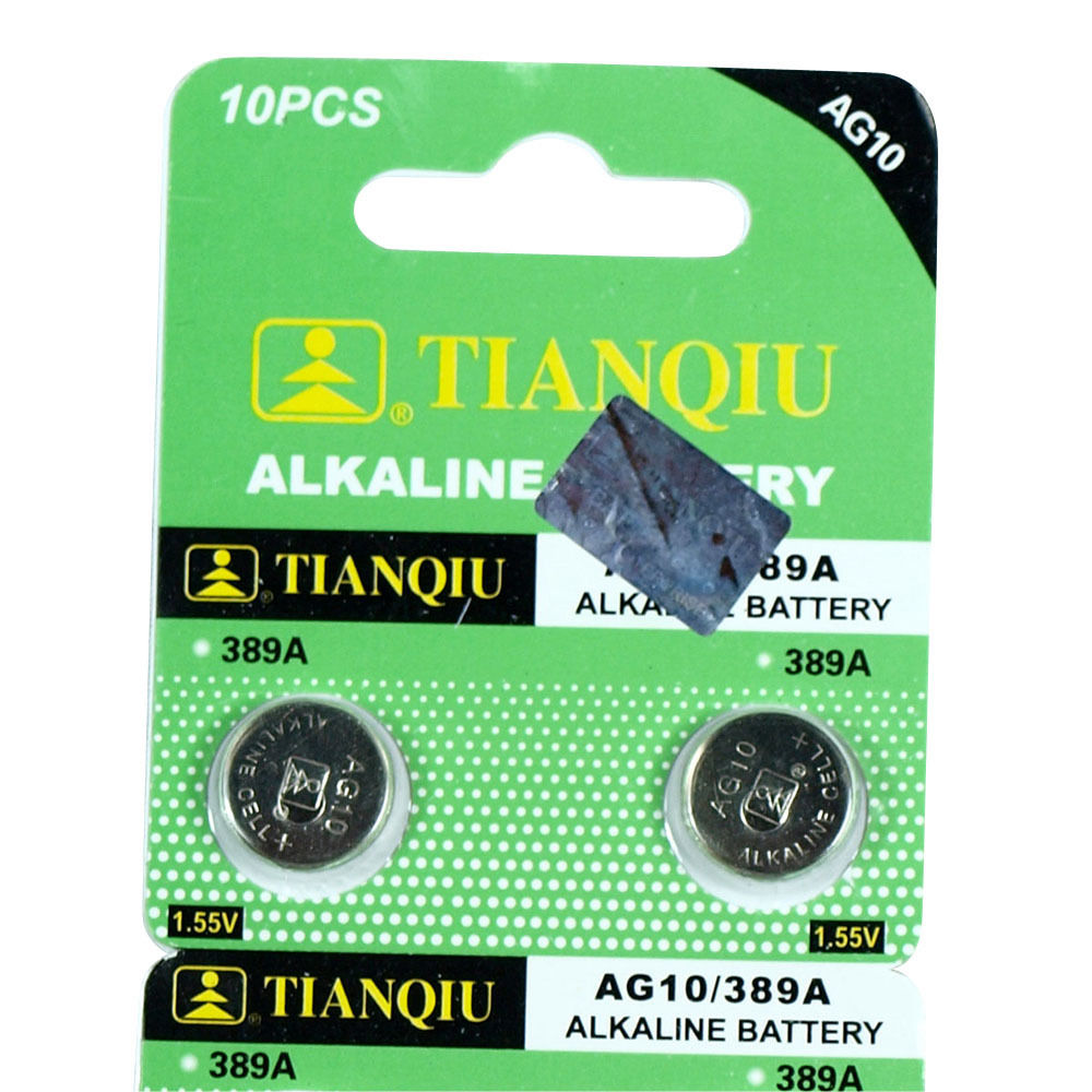  Tianqiu 10PCS Ag10 Lr1130 389 Sr1130Sw Alkaline Battery :  Health & Household