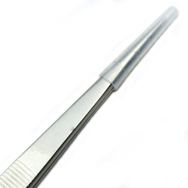 Diamond Gemstone Tweezers with side lock Indented Serrated Tips Stainless Steel