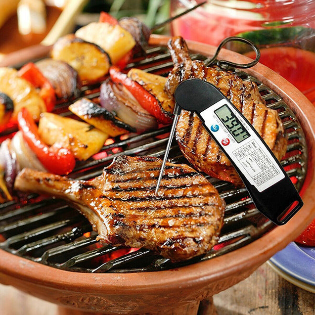 Meat Thermometer Instant Read Digital Kitchen Grill Cooking BBQ Baking Food 