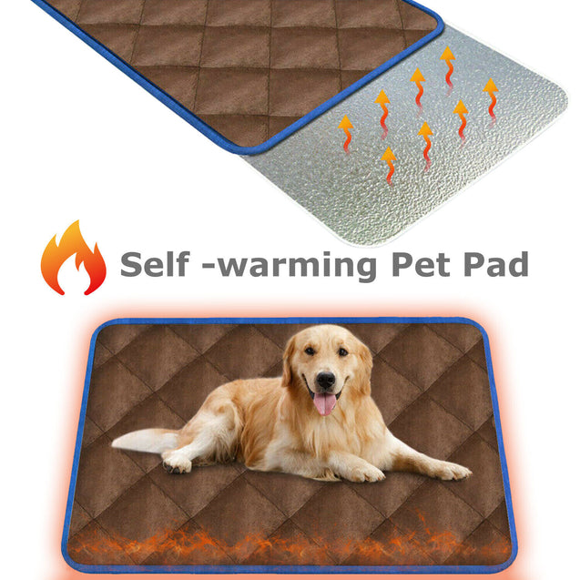 Pet Thermal Mat Self Warming Heating Hot Pad Mat for Pets Cat Dog Bed Non-slip