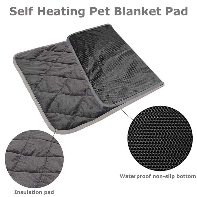 Pet Thermal Mat Self Warming Heating Hot Pad Mat for Pets Cat Dog Bed Non-slip