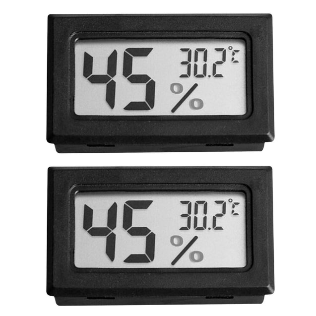 Digital LCD Hygrometer Humidity Meter Tester Reptile Temperature Thermometer US