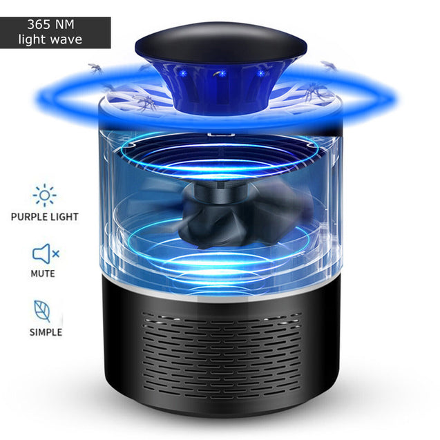 Electric UV Mosquito Killer Lamp Outdoor/Indoor Fly Bug Insect Zapper Trap USB