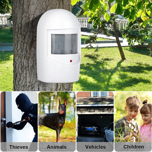 Wireless Driveway Alarm Infrared Motion Sensor Home Garage Alert Security System