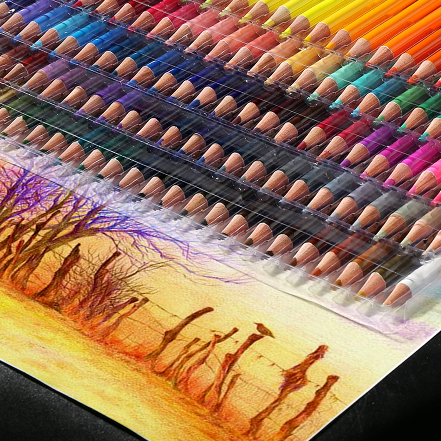 120 PCS Oil Based Classic Color Pencils Drawing Set Artist Painting Gi 